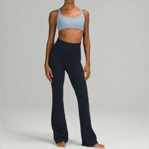 Lululemon Groove Super-High-Rise Flared Pant Nulu True Navy Size 10